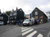 The throng outside the Cafe before the ferry