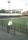 Looking out over the pitch