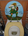 Patriotic toilets