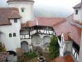 The courtyard at Bran Castle
