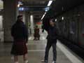 Down in the tube station at midnight