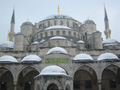 The Blue Mosque, in the snow
