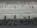 A snowbound Ali Sami Yen Stadium
