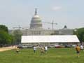 Football in the Mall, in front of the Capitol