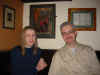 Ally and Sue in a pub