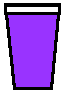 Lilac pint glass
