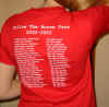 Rebels on the road t-shirt back - click for a larger image